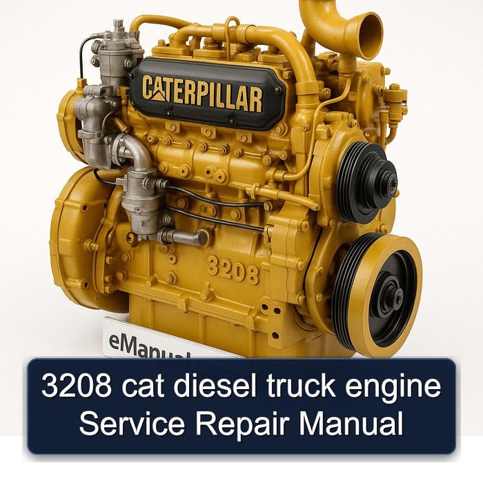3208 cat diesel truck engine Manual de servicio y reparación