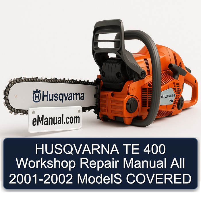 HUSQVARNA TE 400 Workshop Repair Manual All 2001-2002 ModelS COVERED