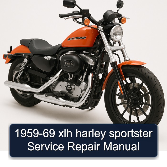 1959-69 xlh harley sportster Manual de servicio y reparación
