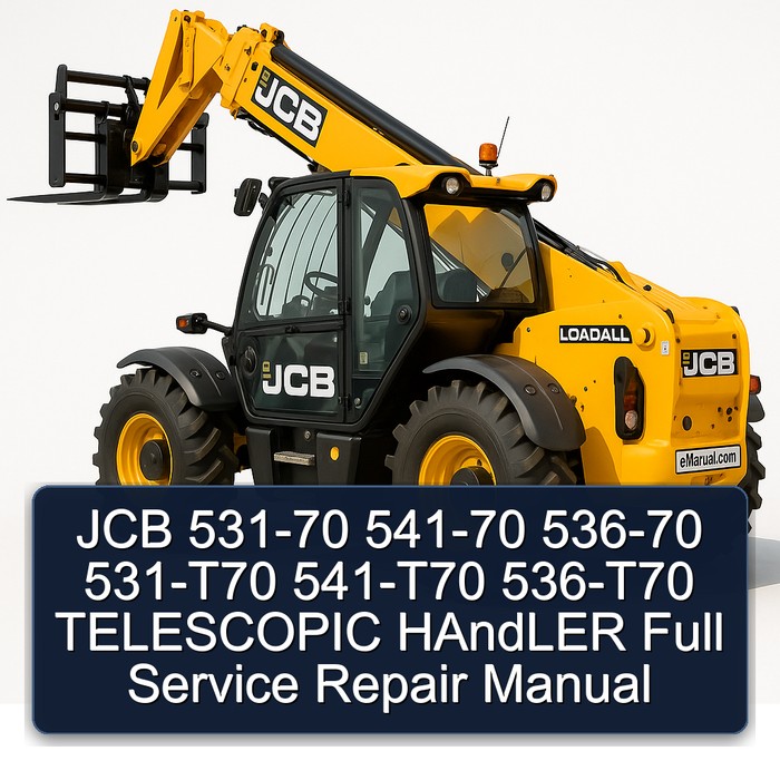JCB 531-70 541-70 536-70 531-T70 541-T70 536-T70 TELESCOPIC HAndLER Full Service Repair Manual