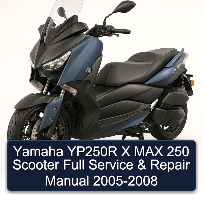 Yamaha YP250R X MAX 250 Scooter Full Manual de servicio y reparación 2005-2008