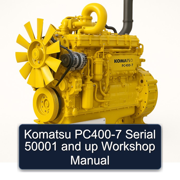 Manual de Taller Komatsu PC400-7 Serie 50001 en adelante