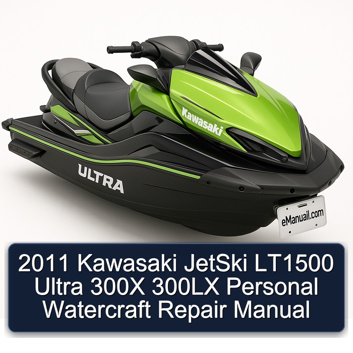 2011 Kawasaki JetSki LT1500 Ultra 300X 300LX Personal Watercraft Repair Manual
