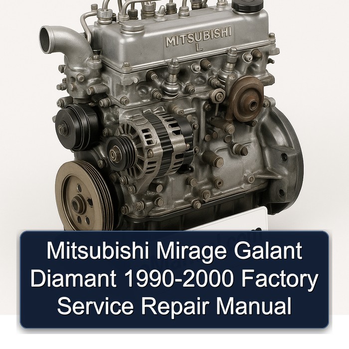 Manual de Servicio y Reparación de Fábrica Mitsubishi Mirage Galant Diamant 1990-2000