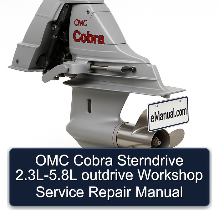 OMC Cobra Sterndrive 2.3L-5.8L outdrive Workshop Service Repair Manual