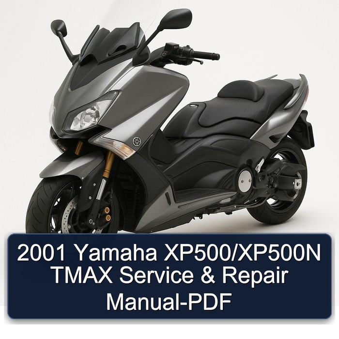 2001 Yamaha XP500/XP500N TMAX Manual de servicio y reparación-PDF