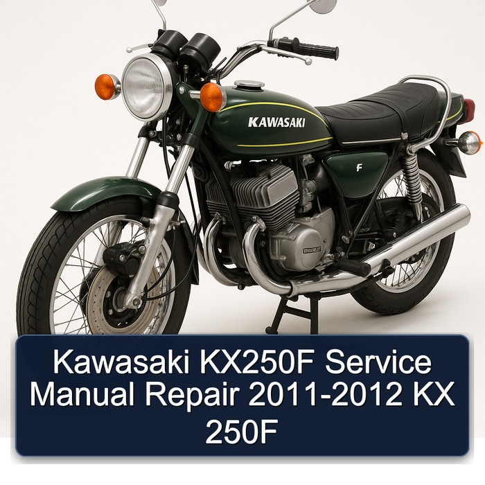 Kawasaki KX250F Service Manual Repair 2011-2012 KX 250F
