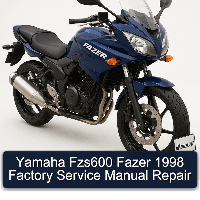 Yamaha Fzs600 Fazer 1998 Factory Service Manual Repair 