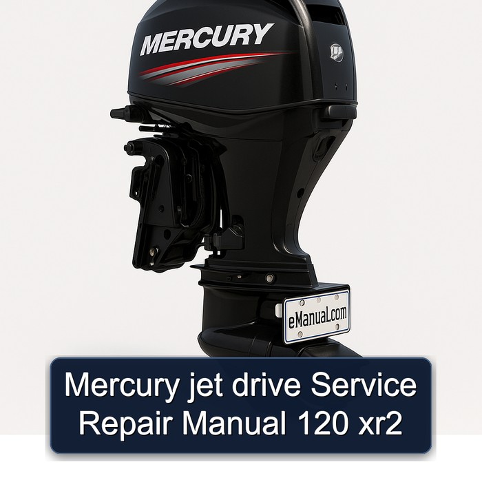 Mercury jet drive Manual de servicio y reparación 120 xr2