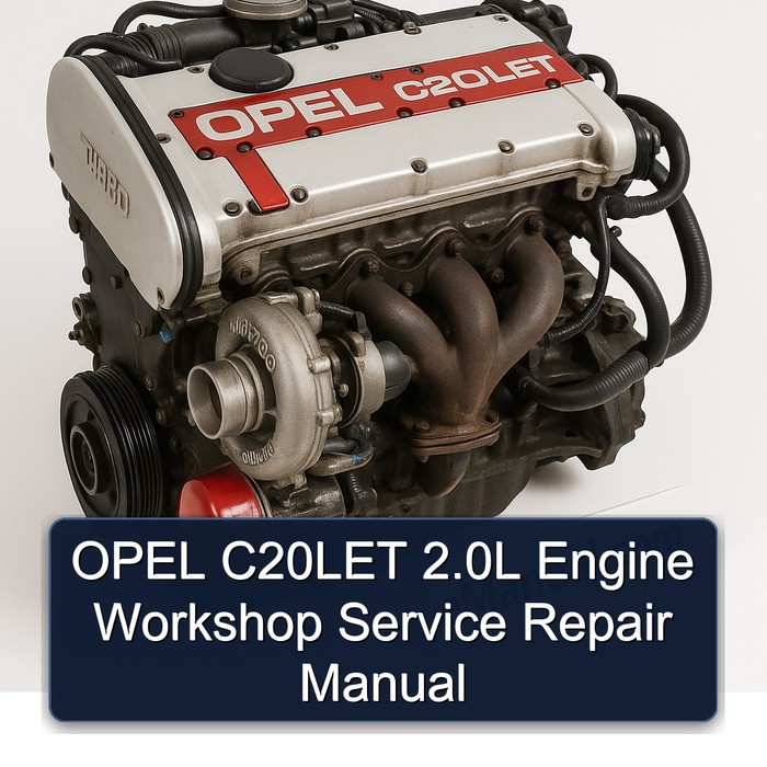 Opel C20LET 2.0L Engine Workshop Service Repair Manual PDF Download