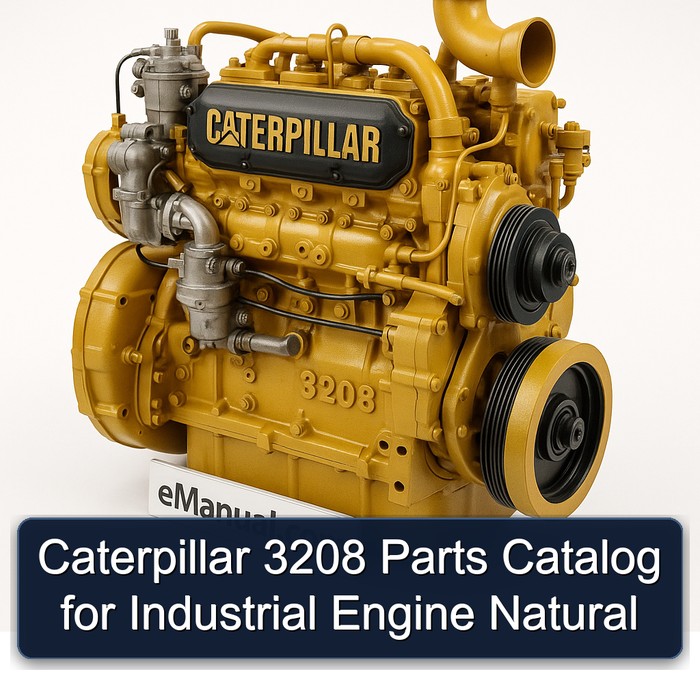 Catálogo de Piezas Caterpillar 3208 para Motor Industrial Natural
