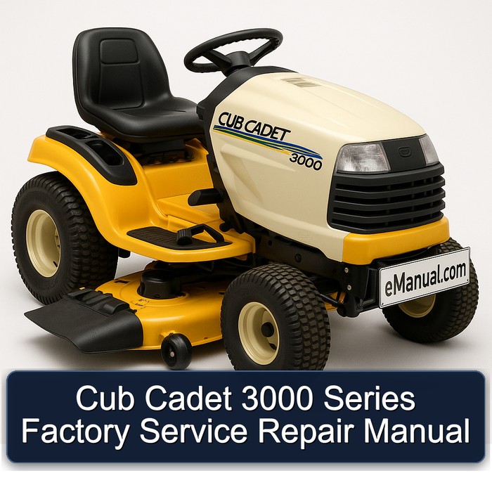 Cub Cadet 3000 Series Factory Service Repair Manual