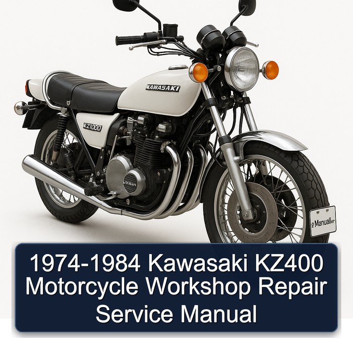 1974-1984 Kawasaki KZ400 Motorcycle Workshop Repair Service Manual