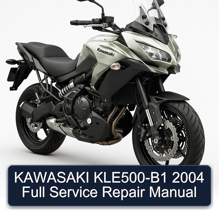 KAWASAKI KLE500-B1 2004 Full Manual de servicio y reparación
