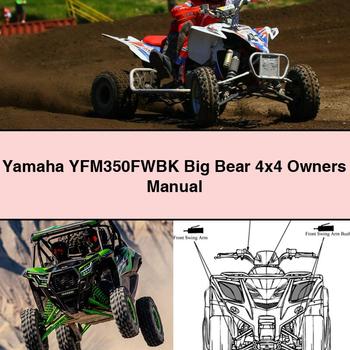 Yamaha YFM350FWBK Big Bear 4x4 Owners Manual PDF Download