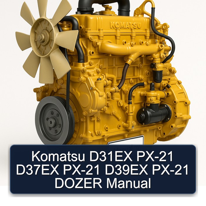 Komatsu D31EX PX-21 D37EX PX-21 D39EX PX-21 DOZER Manual 