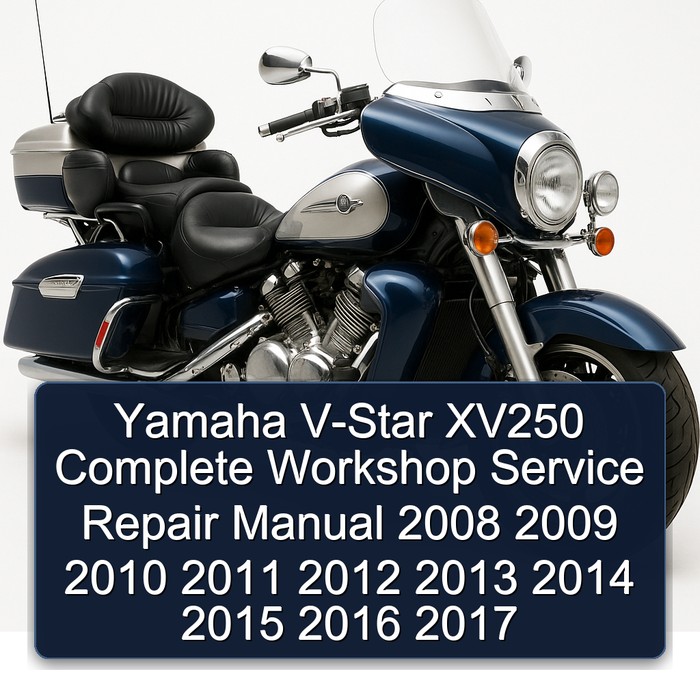 Yamaha V-Star XV250 Workshop Service Repair Manual PDF Download