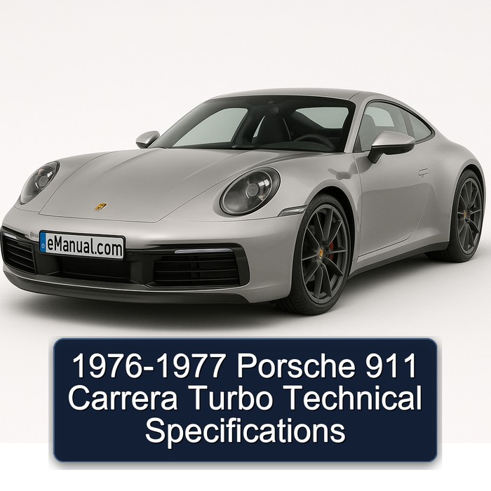 1976-1977 Porsche 911 Carrera Turbo Technical Specifications