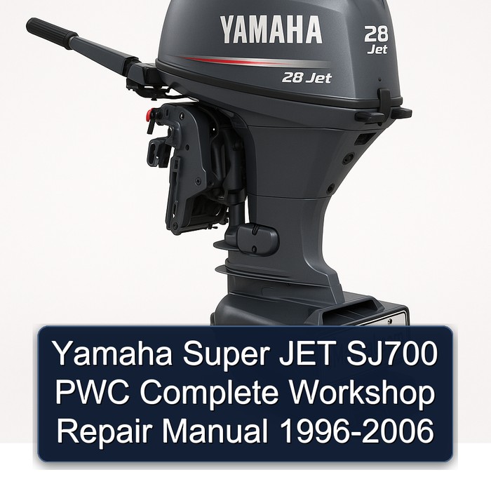 Yamaha Super JET SJ700 PWC Complete Workshop Repair Manual 1996-2006