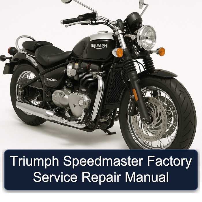 Triumph Speedmaster Factory Manual de servicio y reparación