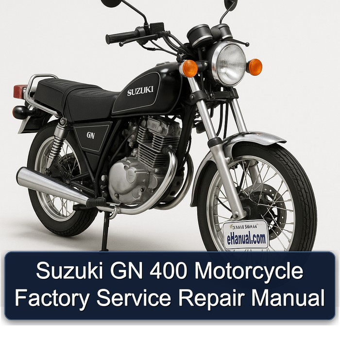 Suzuki GN 400 Motorcycle Factory Manual de servicio y reparación