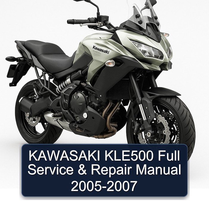 KAWASAKI KLE500 Full Manual de servicio y reparación 2005-2007