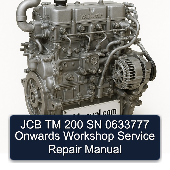 JCB TM 200 SN 0633777 Onwards Workshop Service Repair Manual 