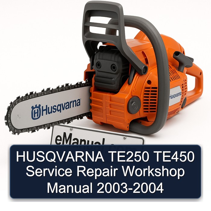 HUSQVARNA TE250 TE450 Service Repair Workshop Manual 2003-2004