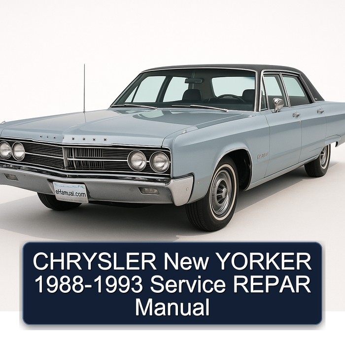 CHRYSLER New YORKER 1988-1993 Service REPAR Manual