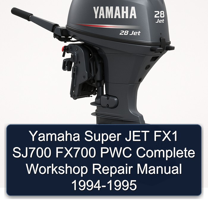 Yamaha Super JET FX1 SJ700 FX700 PWC Complete Workshop Repair Manual 1994-1995