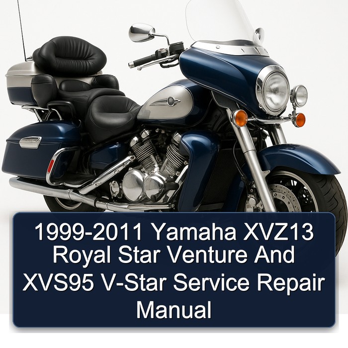 1999-2011 Yamaha XVZ13 Royal Star Venture And XVS95 V-Star Manual de servicio y reparación