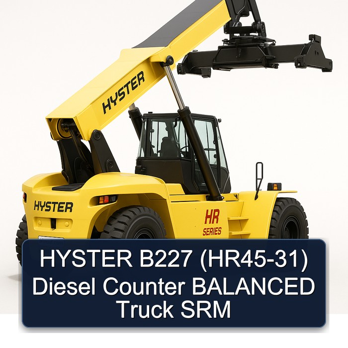HYSTER B227 (HR45-31) Diesel Counter BALANCED Truck SRM