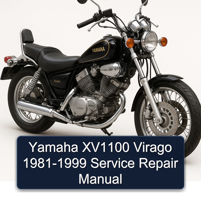 Yamaha XV1100 Virago 1981-1999 Manual de servicio y reparación