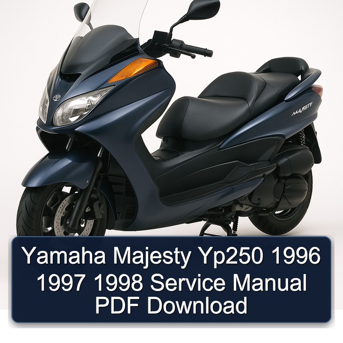 Yamaha Majesty Yp250 1996 1997 1998 Service Manual PDF Download