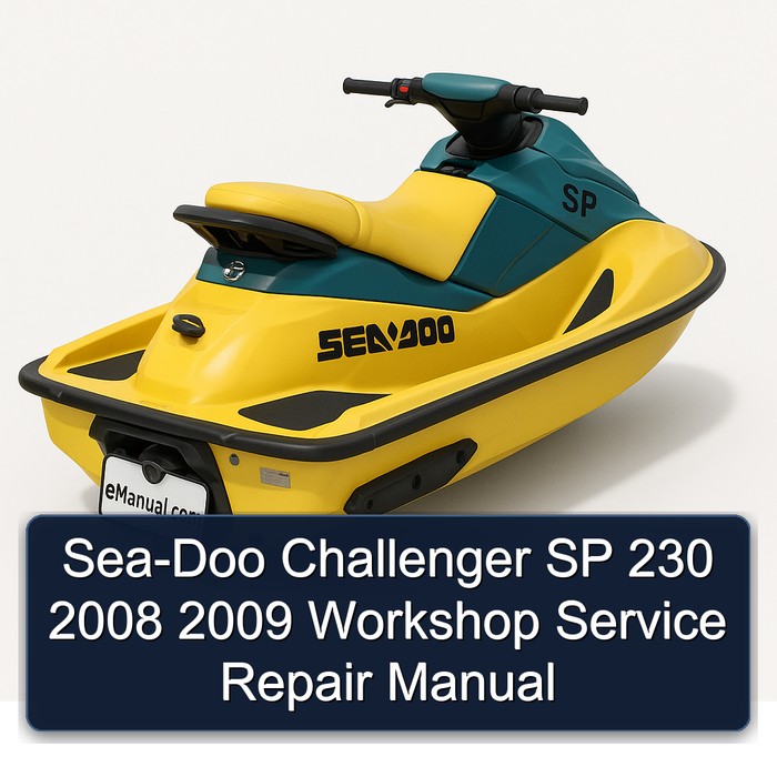 Sea-Doo Challenger SP 230 2008 2009 Workshop Manual de servicio y reparación
