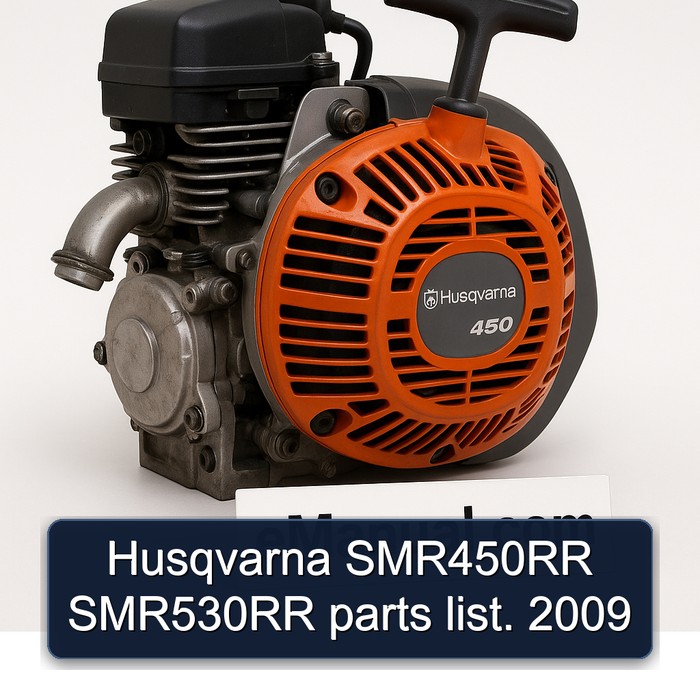 Lista de Partes Husqvarna SMR 450 RR / SMR 530 RR (2009)