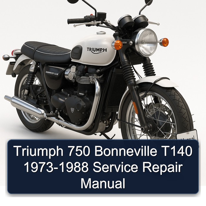 Triumph 750 Bonneville T140 1973-1988 Manual de servicio y reparación