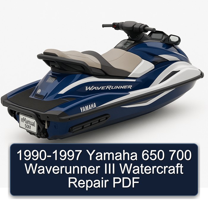 1990-1997 Yamaha 650 700 Waverunner III Watercraft Repair PDF