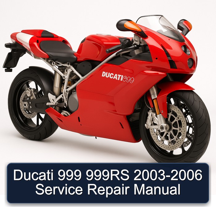 Ducati 999 999RS 2003-2006 Manual de servicio y reparación