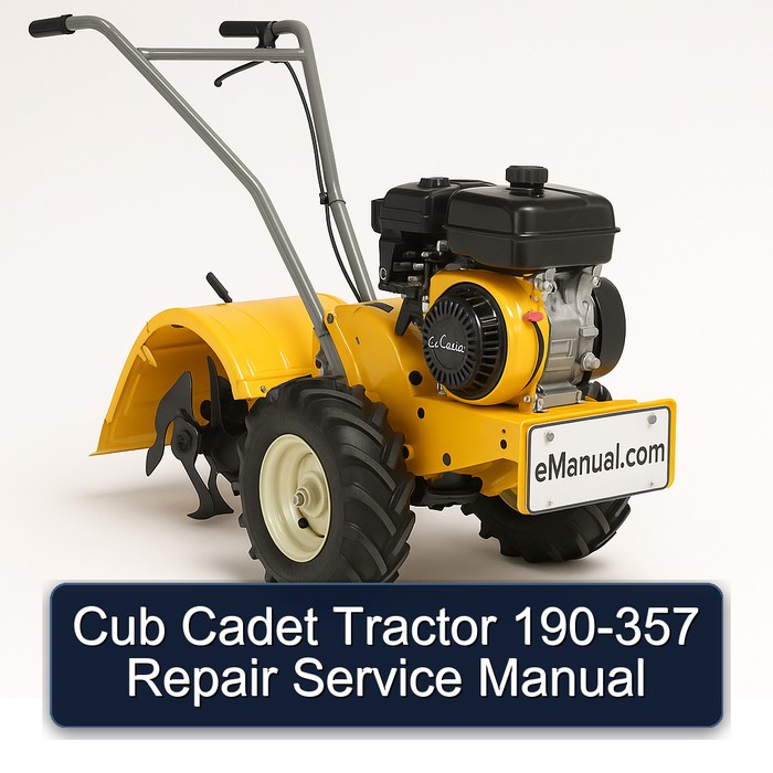Cub Cadet Tractor 190-357 Workshop Service Repair Manual PDF Download