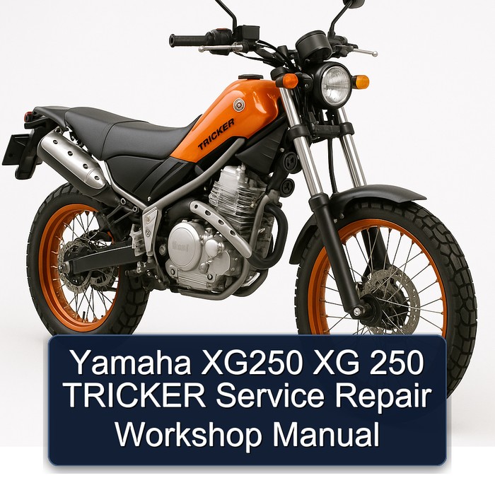 Yamaha XG250 XG 250 TRICKER Service Repair Workshop Manual