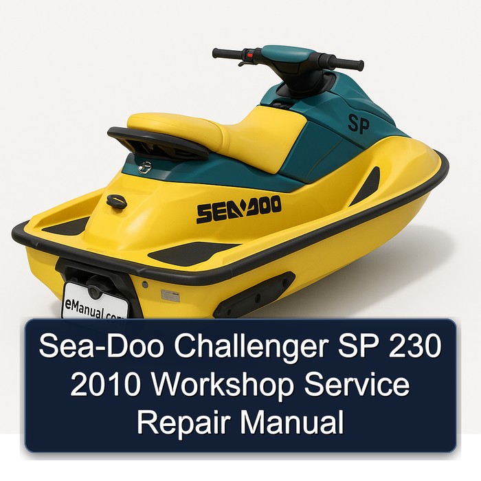 Sea-Doo Challenger SP 230 2010 Workshop Manual de servicio y reparación
