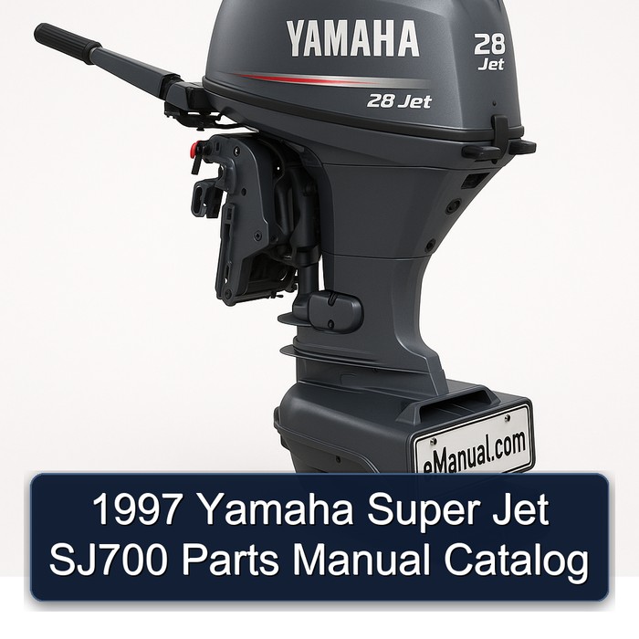 1997 Yamaha Super Jet SJ700 Parts Manual Catalog