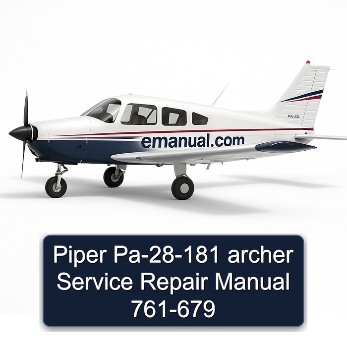 Piper Pa-28-181 archer Manual de servicio y reparación 761-679