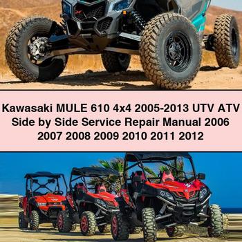 Kawasaki MULE 610 4x4 2005-2013 UTV ATV Side by Side Manual de servicio y reparación 2006 2007 2008 2009 2010 2011 2012