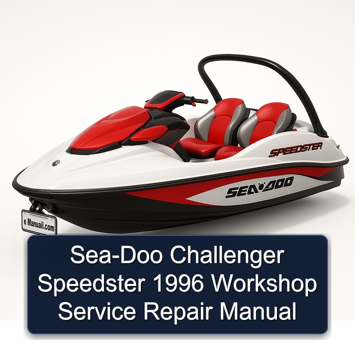 Sea-Doo Challenger Speedster 1996 Workshop Manual de servicio y reparación