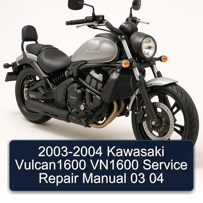 2003-2004 Kawasaki Vulcan1600 VN1600 Service Repair Manual 03 04