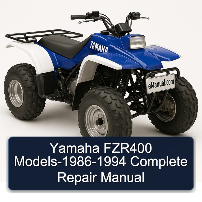 Yamaha FZR400 Models-1986-1994 Complete Repair Manual