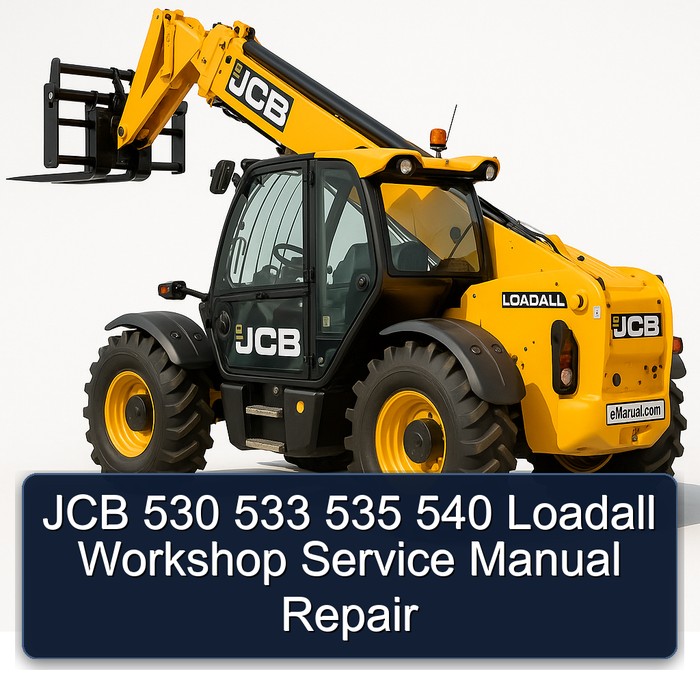 JCB 530 533 535 540 Loadall Workshop Service Manual Repair