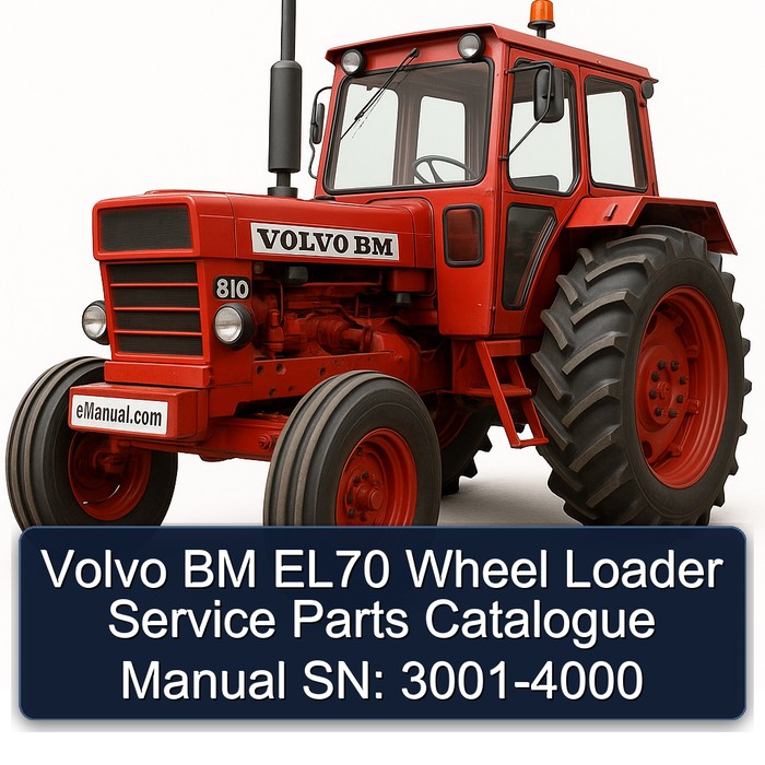 Volvo BM EL70 Radlader Ersatzteilkatalog